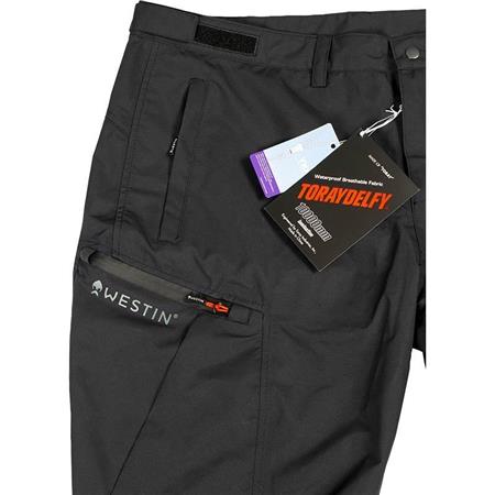 HERREBUKSER WESTIN W6 RAIN PANTS - SORT