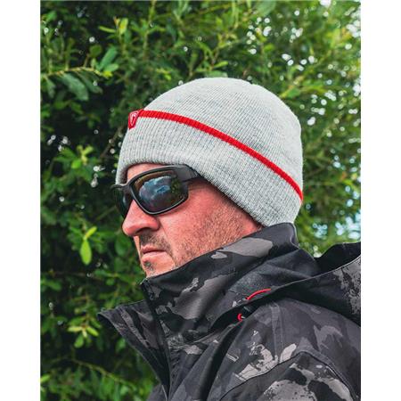 HERREHUE FOX RAGE LIGHT GREY BEANIE - GRÅ