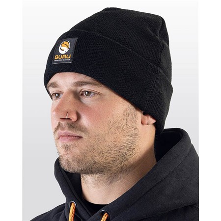 Herrehue Guru Patch Beanie - Sort