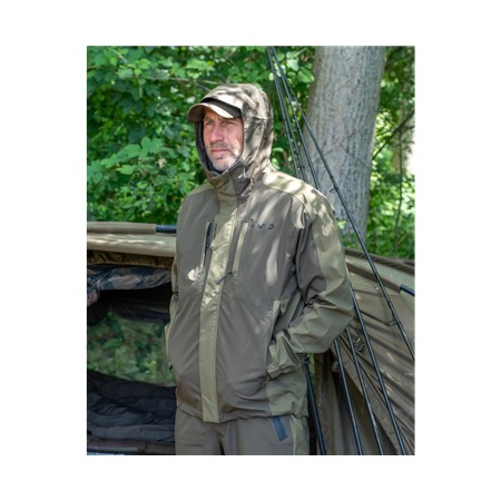HERREJAKKE AVID CARP HYDRO-FORCE 20K PRO FULL-ZIP JACKET - KHAKI