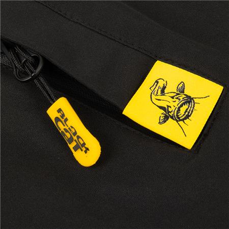 HERREJAKKE BLACK CAT WATERPROOF SMOCK - SORT