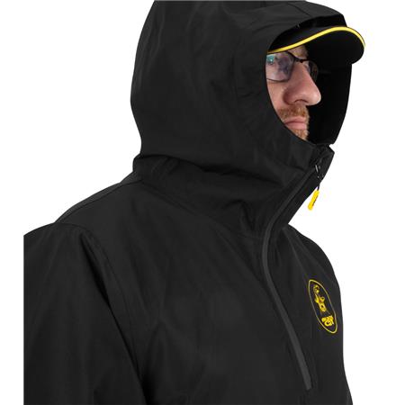 HERREJAKKE BLACK CAT WATERPROOF SMOCK - SORT