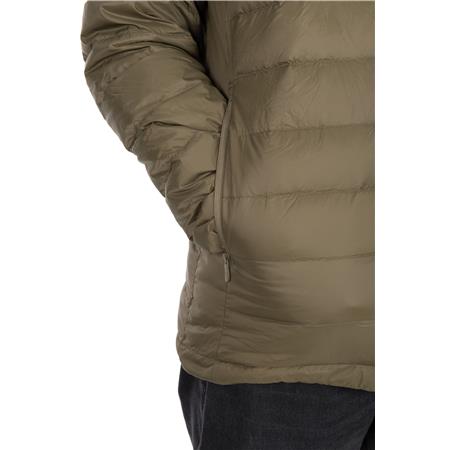 HERREJAKKE FOX EXPLORER DOWNFILL PACKAWAY KHAKI JACKET - SORT