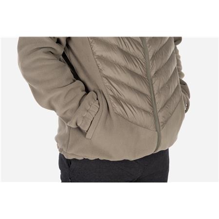 HERREJAKKE FOX EXPLORER FLEECE HOODED JACKET - GRØN