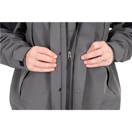HERREJAKKE FOX MATRIX PRO-X OUTER SHELL JACKET - GRÅ/SORT