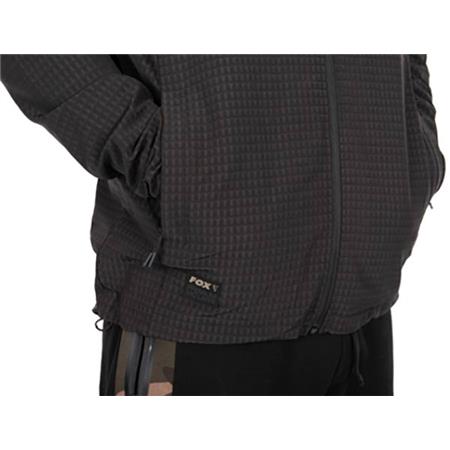 HERREJAKKE FOX PREMIUM MID LAYER JACKET - SORT