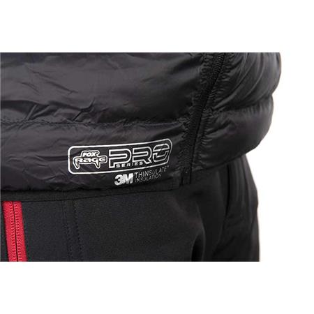 HERREJAKKE FOX RAGE RO SERIES REVERSIBLE LIGHTWEIGHT QUILTED JACKET - SORT/RØD