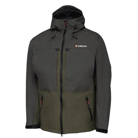 Herrejakke Greys Fin Fishing Jacket - Grå/Grøn