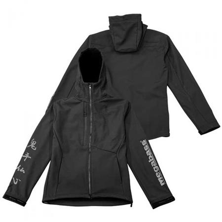 HERREJAKKE MEGABASS BLOWATTACK HOODIE - SORT
