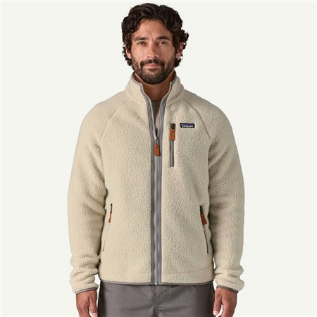 HERREJAKKE PATAGONIA RETRO PILE JKT - PELICAN MED SMOLDER BLUE