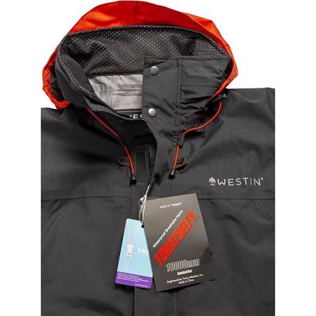 HERREJAKKE WESTIN W6 RAIN JACKET - SORT
