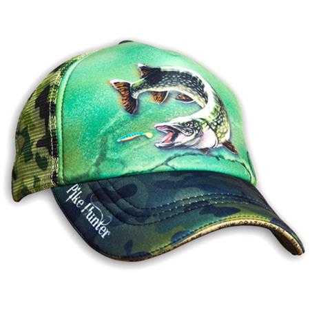 Herrekasket Crazy Fish Trucker Pike Hunter - Camouflage