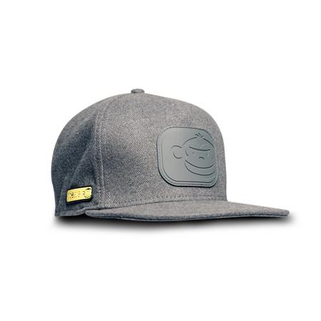 HERREKASKET RIDGE MONKEY APEAREL DROPBACK SNAPBACK - GRÅ