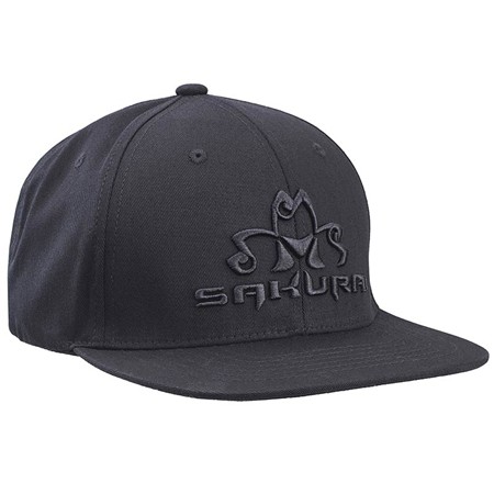 Herrekasket Sakura Flat Visor - Sort