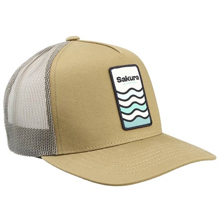 Herrekasket Sakura Trucker Cap - Salviegrøn