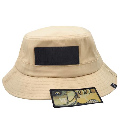 HERREN-BOB MIT KLETTVERSCHLUSS VT FISHING UPF50+ / HYDROFUGE - SAND