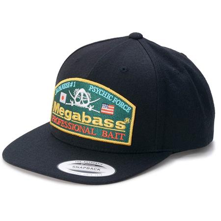 Herren-Cap Megabass Psychic Snapback - Schwarz/Grün