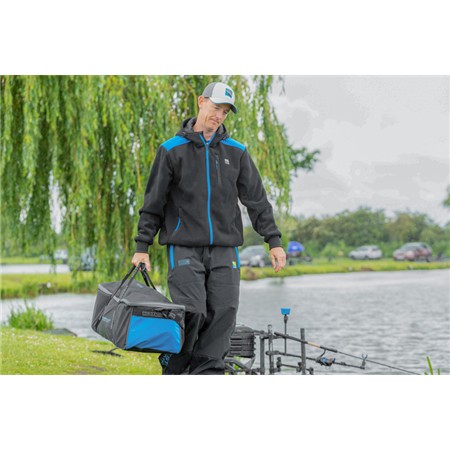HERREN-FLEECEJACKE PRESTON INNOVATIONS WINDPROOF FLEECE JACKET - SCHWARZ