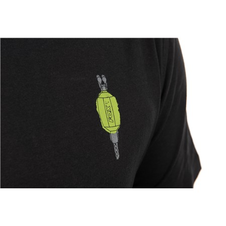 HERREN KURZARM-T-SHIRT FOX GREEN INDICATOR T - SCHWARZ