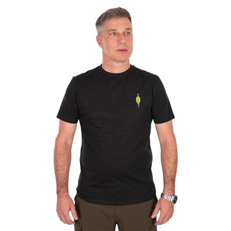 Herren Kurzarm-T-Shirt Fox Green Indicator T - Schwarz