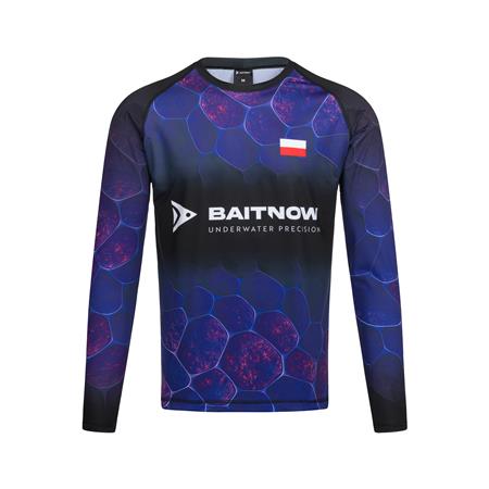 Herren-Langarm-T-Shirt Baitnow Competition T-Shirt - Lila