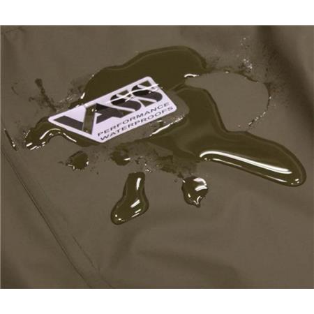 HERREN-LATZHOSE VASS 175 UNLINED WATERPROOF BIB & BRACE - KHAKI
