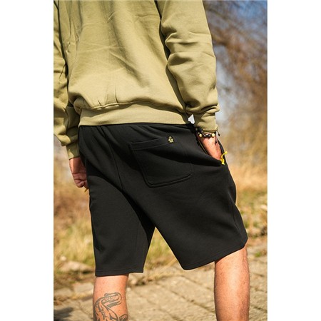 HERREN SHORT BLACK CAT JOGGER SHORTS - NOIR