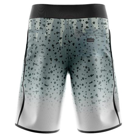 HERREN-SHORTS HOT SPOT DESIGN OCEAN PERFORMANCE GIANT TREVALLY - GRAU
