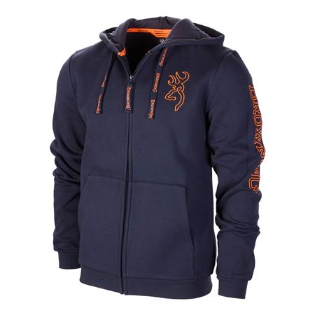 Herren Sweatshirt Browning Zip Snapshot - Bleu