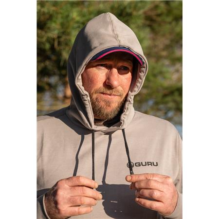 HERREN SWEATSHIRT GURU LIGHTWEIGHT HOODIE - GRIS