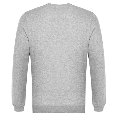 HERREN-SWEATSHIRT KORDA PATCH CREWNECK - GRAU