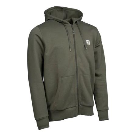 Herren Sweatshirt Nash Make It Happen Badge Zipped - Vert