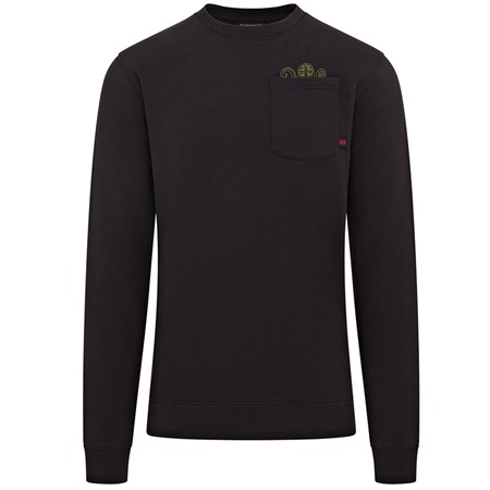 HERREN SWEATSHIRT TRAKKER OCTOPUS RS - NOIR