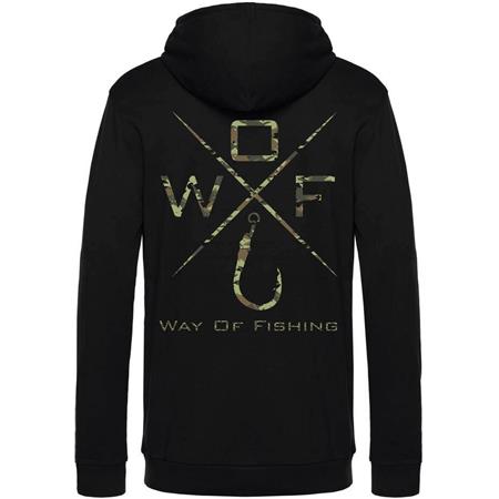 HERREN-SWEATSHIRT W.O.F. CROIX - SCHWARZ
