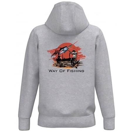 Herren-Sweatshirt W.O.F. Manga - Hellgrau
