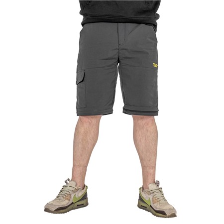 HERRENHOSE BLACK CAT ZIP-OFF TROUSERS - GRAU