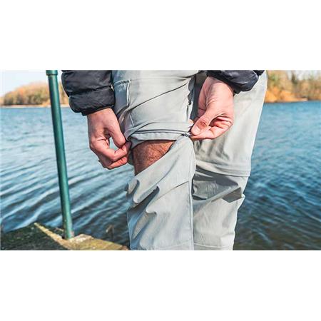 HERRENHOSE FOX RAGE ZIP-OFF SHORTS - GRIS