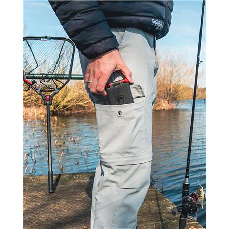 HERRENHOSE FOX RAGE ZIP-OFF SHORTS - GRIS