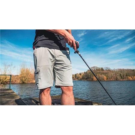 HERRENHOSE FOX RAGE ZIP-OFF SHORTS - GRIS