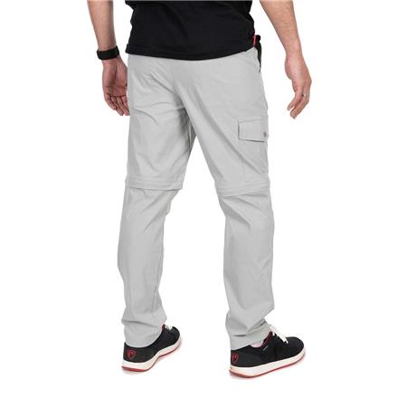 HERRENHOSE FOX RAGE ZIP-OFF SHORTS - GRIS