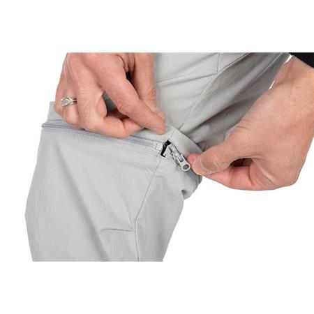 HERRENHOSE FOX RAGE ZIP-OFF SHORTS - GRIS