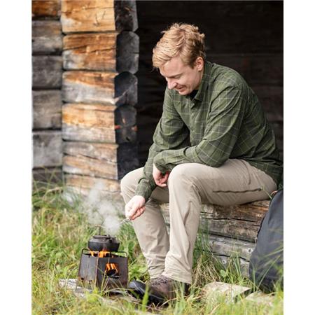 HERRENHOSE PINEWOOD ABISKO LIGHT STRETCH - MOLE MARRON