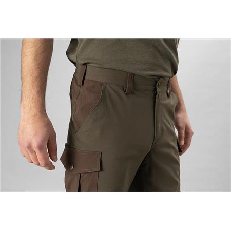 HERRENHOSE SEELAND BIRCH ZIP-OFF - GRIZZLY BROWN