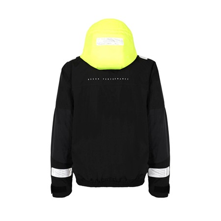 HERRENJACKE BERMUDES MESH INSHORE OP10K - SCHWARZ/DUNKELGRAU