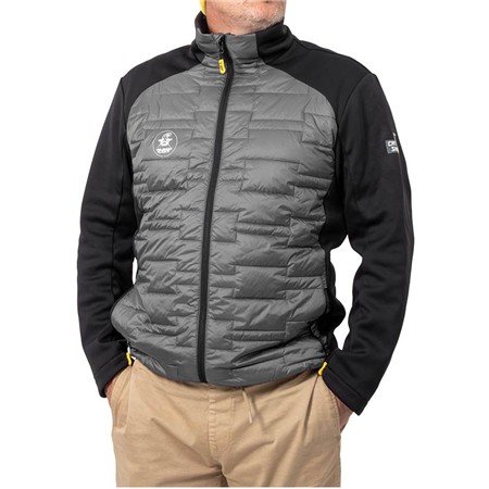 Herrenjacke Black Cat Cat Shield Hybrid Top - Grau/Schwarz