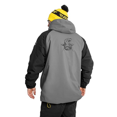 HERRENJACKE BLACK CAT CAT SHIELD STORM JACKET - GRAU