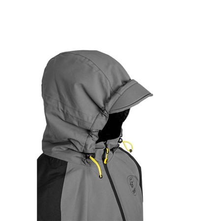 HERRENJACKE BLACK CAT CAT SHIELD STORM JACKET - GRAU