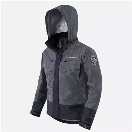 Herrenjacke Finntrail Wasserdicht Coaster - Grau