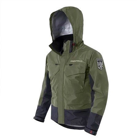Herrenjacke Finntrail Wasserdicht Coaster - Khaki