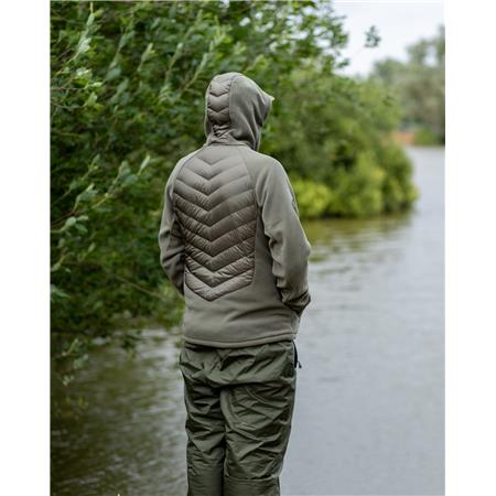 HERRENJACKE FOX EXPLORER FLEECE HOODED JACKET - GRÜN